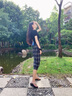 潮牌Avmko半身裙女2022秋冬顯瘦高腰復古格子開叉毛呢直筒裙中長款a字一步包臀裙 灰色 均碼 88-120斤左右 曬單實拍圖