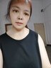 簡當(dāng)夏裝新款胖MM加大碼女裝背心寬松無袖顯瘦內(nèi)搭純色打底上衣1551 黑色背心 大碼均碼【100-170斤】 曬單實(shí)拍圖