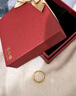 周六福（ZLF） 黃金戒指女款足金999單個(gè)可疊戴光圈尾戒指環(huán)手飾 計(jì)價(jià) 沙面8號(hào) - 1.24g 曬單實(shí)拍圖