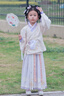 愛寶適兒童漢服女童春夏襦裙中國風(fēng)唐裝女孩兒童節(jié)禮物漢唐表演服T027 玉瑤臺 120 cm【建議身高115-125cm】 曬單實拍圖