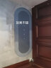 大江科技绒浴室地垫防滑吸水50x110cm 贝加尔蓝 实拍图