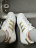 阿迪達斯 （adidas）三葉草 SUPERSTAR 女子金標金條紋貝殼頭時(shí)尚運動(dòng)休閑板鞋FX7483 樣鞋介意慎拍/FX7483 37 (230mm) 曬單實(shí)拍圖