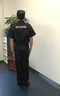 卓倫尚品保安工作服夏裝黑色保安制服男春秋執(zhí)勤服安檢服保安服短袖套裝 短袖+褲子+標志 L (170) 曬單實拍圖