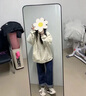 愛麥依衛(wèi)衣外套女夏季美式復(fù)古長(zhǎng)袖衛(wèi)衣女港風(fēng)連帽外套寬松上衣 杏色【加絨加厚】 S碼 60-85斤 曬單實(shí)拍圖