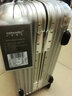 Ambassador大使拉桿箱20英寸萬向輪PC鏡面條紋行李箱飛機(jī)輪登機(jī)鉚釘鋁框箱 鋁銀色 20英寸登機(jī)箱 曬單實(shí)拍圖