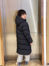 高梵黑金兒童鵝絨服4.0童裝羽絨服官方旗艦加長款男女童親子羽絨外套 黑色-啞面 140 曬單實拍圖