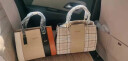 啄木鸟（TUCANO）女包新款女士包包时尚拼色手提包女可单肩斜挎送妈妈老婆生日礼物 WBK3841A-89杏色 手提包 实拍图