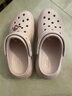 CROCS卡駱馳洞洞鞋泡芙云朵女鞋夏季新款女士增高鞋子高跟鞋涼鞋拖鞋女 泡芙/石英粉（建議拍小一碼） 36 -37(230mm) 曬單實(shí)拍圖