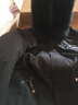 比特豹（Bitebao）派克服男士皮草美洲貉毛領(lǐng)中長(cháng)款連帽獺兔毛袖冬季外套兔毛可脫卸 黑色 XL 曬單實(shí)拍圖