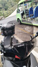 益速達適用鈴木uy125摩托車(chē)擋風(fēng)玻璃踏板車(chē)風(fēng)擋本田裂行125改裝前擋風(fēng)板 茶色高40厘米厚5毫米 不銹可調 曬單實(shí)拍圖