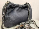 絲芙倫（seefulun）時(shí)尚小金球鏈條單肩包氣質(zhì)水桶包女百搭2026新款軟牛皮斜挎小包包 黑色（小金球鏈條帶） 4D469868BD 曬單實(shí)拍圖