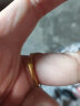 周大福母亲节礼物心心相守开口戒黄金戒指(工费160)约1.95g EOF46 实拍图