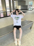 李寧短袖男女同款2024新款圓領透氣T恤華晨宇同款情侶印花運動文化衫 標準白（100%棉） XL 曬單實拍圖