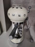 SMEG斯麦格 意大利复古意式咖啡机小型家用半自动小巧 带蒸汽奶泡机 ECF01多色可选 奶白色 实拍图