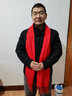 顏丁中國紅圍巾定制刺繡印logo紅色圍巾年會開業(yè)慶典會議活動同學(xué)聚會 款式1-15羊絨長須圍巾 曬單實拍圖