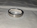 愛(ài)朵鉆pt950鉑金戒指白金情侶對戒男女結婚戒子可定制送女友 PT999【閉口21#單只】重6.6-6.8克 曬單實(shí)拍圖