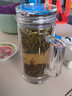 諾亞口杯 帶把玻璃杯雙層高檔商務(wù)辦公室領(lǐng)導(dǎo)用泡茶杯透明便攜水杯 【中國(guó)紅禮盒】帶茶隔 400ml 曬單實(shí)拍圖