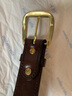 GALCOGUNLEATHER美國(guó)進(jìn)口GALCO SB2戰(zhàn)術(shù)運(yùn)動(dòng)腰帶男士頭層皮帶全手工皮帶軍迷腰帶 HAVANA色 34 曬單實(shí)拍圖