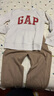 Gap男童春季logo撞色條紋松緊束口褲兒童裝長褲890425 灰色 150 cm(L)亞洲尺碼 曬單實拍圖