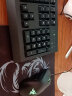 雷蛇（Razer） 萨诺狼蛛游戏键盘 办公键盘 有线灯效键盘 薄膜104键经典黑色 雷蛇萨诺狼蛛标准 实拍图