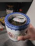 容山堂 陶瓷茶葉罐 大號彩繪儲物罐普洱茶盒密封罐軟木塞茶具配件 軟木塞陶瓷彩繪茶葉罐-白蓮花 曬單實拍圖