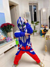 FANGSEN童裝賽羅奧特曼衣服春秋男童套裝兒童秋裝蜘蛛俠小男孩萬(wàn)圣節服裝 賽羅奧特曼 120 碼建議身高110cm 曬單實(shí)拍圖
