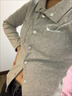 妙奕嘉針織外套開(kāi)衫針織衫女士秋季打底衫襯衫外套春秋款新款內(nèi)搭洋氣 辣妹金屬扣口袋polo上衣 XL 【建議115-130斤】 曬單實(shí)拍圖