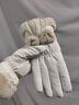 啄木鳥(niǎo)（TUCANO）手套女士冬季騎行電動(dòng)車(chē)保暖2024秋觸屏加絨加厚可愛(ài)兔子耳朵手套 白色【食指觸屏 蓄熱鎖溫】 均碼 曬單實(shí)拍圖