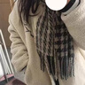 女學(xué)生羊羔絨棒球服外套加厚羊毛羔棉服女秋冬新款寬松冬天開衫棉衣外套 米白色 均碼 曬單實拍圖
