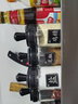 欣美雅（Xinmeiya）玻璃調(diào)料瓶6件套裝廚房用品調(diào)味料盒花椒味精鹽罐子辣椒罐油罐瓶子 藍色-調(diào)料罐*4+油壺*2+標簽+杯刷+蠔油壓嘴 曬單實拍圖