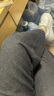 真維斯（Jeanswest）高腰闊腿牛仔褲女春秋季新款直筒寬松垂感軟牛仔拖地褲子 黑色【九分】星空紋 L 【29-30】碼 曬單實(shí)拍圖