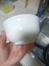 友來(lái)福骨瓷陶瓷碗中式白瓷小碗家用米飯碗喝湯碗面碗套裝 4.5英寸金鐘碗--4只裝 曬單實(shí)拍圖