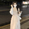 鳳蝶兒吊帶連衣裙女裝2024年夏季新款韓版純欲風法式甜美茶歇溫柔風顯瘦 1113吊帶裙+開衫 M 曬單實拍圖