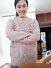 俞兆林（YUZHAOLIN）中老年女裝毛衣外套中年媽媽裝秋冬保暖衣奶奶裝春秋加絨開衫上衣 FXN27873633 駝色【春秋上衣】 XL  建議（85-105斤） 曬單實(shí)拍圖