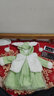 迪士尼寶寶女寶寶保暖加絨裙子秋冬季0長(zhǎng)袖1-2-3-4歲衣服女童網(wǎng)紅洋氣連衣裙 夾棉耳朵馬甲裙綠色 80 cm 曬單實(shí)拍圖