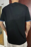 金林德伯格（J.Lindeberg）商场同款夏季新款丝光棉撞色商务休闲圆领短袖T恤男524101008 RPR黑色 XL 晒单实拍图