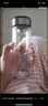希諾（heenoor）玻璃杯雙層隔熱水杯帶蓋透明杯子男士泡茶杯 6713本色390ML 曬單實(shí)拍圖