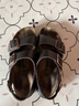 BIRKENSTOCK勃肯德國(guó)進(jìn)口男女款牛皮革舒適軟木Milano系踝涼鞋 女款棕色0034103 39 曬單實(shí)拍圖