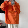 NEPA耐葩戶(hù)外男女Anorak連帽夾克換季外套7JC0661 橙色 160/84A 曬單實(shí)拍圖