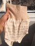 贝莱康(Balic) 纯棉肚围婴儿秋冬季保暖防着凉护脐带裹腹肚兜 咖+绿73码 实拍图