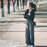 多菲尼森 小眾黑色內(nèi)搭針織衫毛衣女秋季設(shè)計感慵懶風長袖上衣短開衫外套 針織開衫黑色【均碼80-120斤】 曬單實拍圖