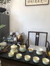 季慕家遠(yuǎn)山陶瓷功夫茶具套裝家用2024新款小套組干泡陶瓷茶盤輕奢泡茶壺 12件蓋碗茶具套裝配圓盤-禮盒裝 9 曬單實拍圖