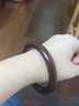 秦庭瀾境 QINTINLANJIN品牌印度小葉紫檀手鐲檀木手環(huán)女款貴妃鐲紅木首飾送女友送媽媽 內(nèi)徑54*厚8mm-小葉紫檀手鐲 曬單實(shí)拍圖
