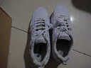 安踏男鞋運動(dòng)鞋春季革面保暖防潑水男士軟底輕便跑步鞋旅游休閑慢跑鞋 (皮面防水)安踏白/淡灰-4 40.5 (250mm) 曬單實(shí)拍圖