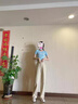 AEMAPE牛仔褲女2025春夏秋新款卡其色直筒高腰顯瘦垂感休閑百搭洋氣 卡其色  M _建議101-115斤 曬單實(shí)拍圖