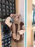 京識帽子冬季女小熊口罩冬天圍巾一體手套圍脖連帽可愛(ài)保暖四件套秋冬 【可可棕】可愛(ài)小熊帽子 （帽子圍巾手套一體） 曬單實(shí)拍圖