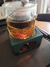 唐豐（TANGFENG）蠟燭煮茶爐花茶壺養生壺加熱底座溫茶爐溫茶器保溫烤茶器熱茶燭臺 四方青綠蠟臺 曬單實(shí)拍圖