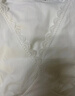 LILY2025夏新款女裝法式重工蕾絲繡花V領(lǐng)收腰優(yōu)雅全棉白色連衣裙 601白色 XL 曬單實(shí)拍圖