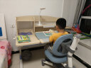 光明园迪（GMYD） 儿童学习桌椅套装可升降学生书桌健康多功能写字桌诚者F120 诚者F120天青蓝+A7椅宁静灰 实拍图