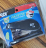 手牌（SDI）1176M省力型訂書機 中號訂書器 可訂25頁12號大裝訂器用3號統(tǒng)一訂書針辦公訂書機 黑色訂書機（1個） 曬單實拍圖